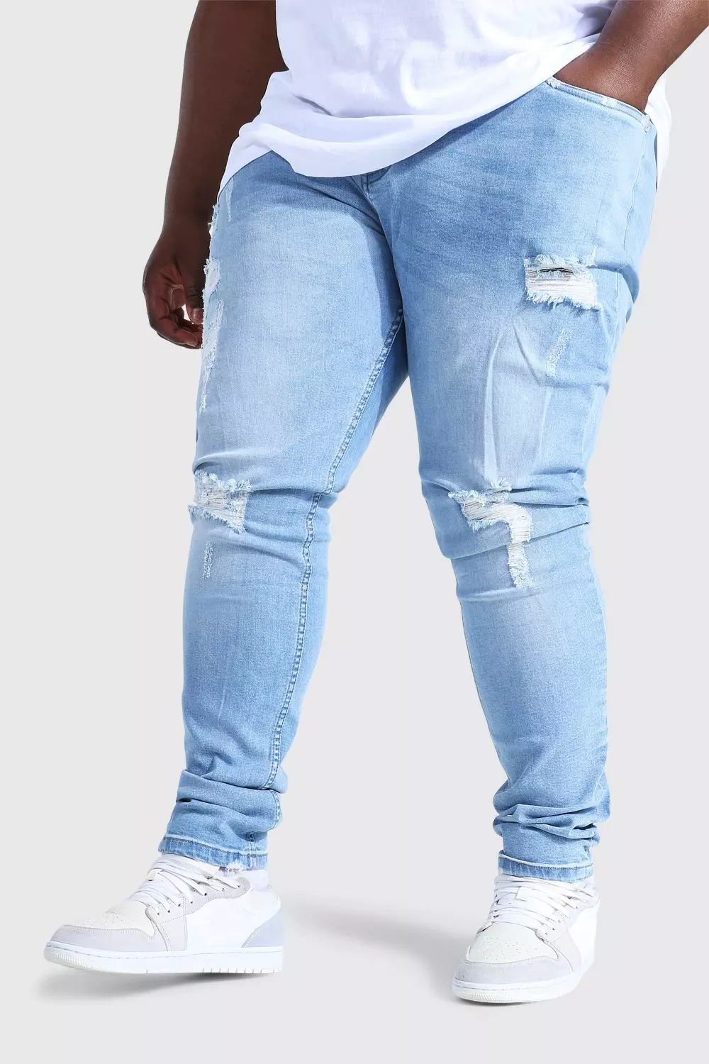 Big and tall hot sale mens skinny jeans